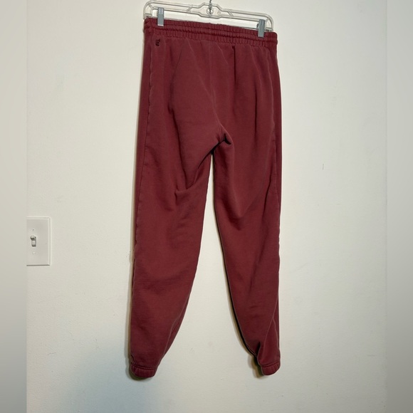 TNA Cozy Boyfriend Aritzia Sweatpants - Cherry Pink - Picture 3 of 6